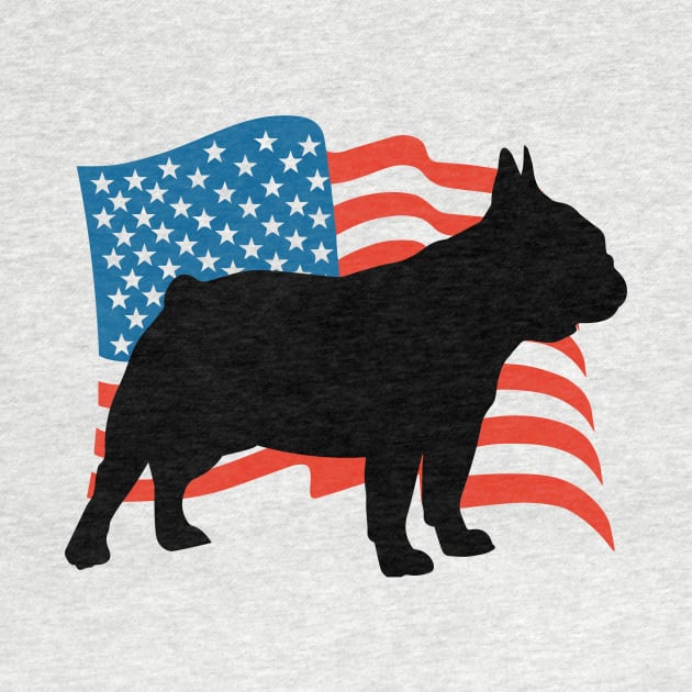 Frenchie French Bulldog USA America - Dog Lover Dogs by fromherotozero